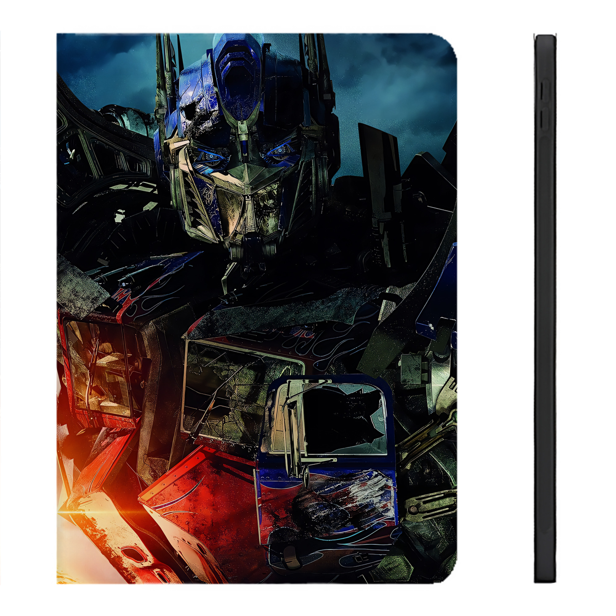 （画像用） Transformers トランスフォーマー IPadケース ペンホルダー付き ブックスタイルデザイン